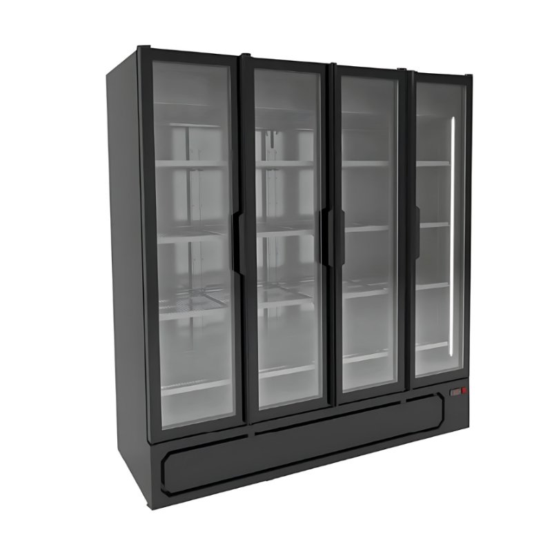 By Kitchen Kivi 1910 Premium Dik Tip Dört Kapılı Market Dolabı